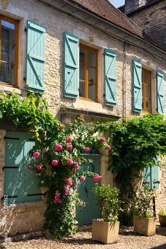 Naklejka ścienna Typical French house