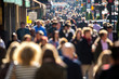 © blvdone - Anonymous crowd walking on a street in New York