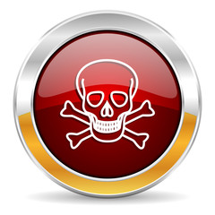 Fototapete - skull icon