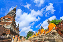 Temple In Ayutthaya Province Of Thailand