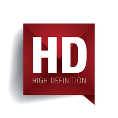 Fototapete - HD - high definition label