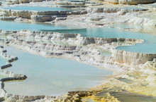 Hot Springs And Cascades At Pamukkale In Turkey