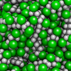 Poster - poly(vinyl chloride) plastic (PVC), chemical structure