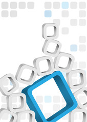Wall Mural - Abstract Square Background.