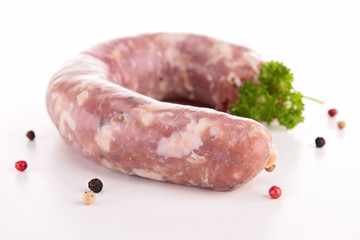 Poster - isolated sausage.