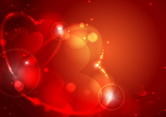 Wall Mural - Valentine's Day Or Wedding Background.