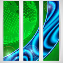 Wall Mural - Eco Green Background.