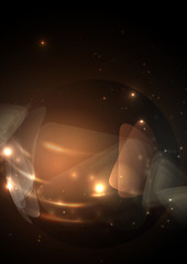 Wall Mural - Sphere Glass Ball.