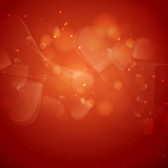 Wall Mural - Valentine's Day or Wedding Background.