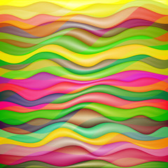 Aufkleber - Abstract Wavy Background
