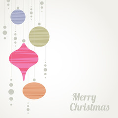 Wall Mural - vector christmas card