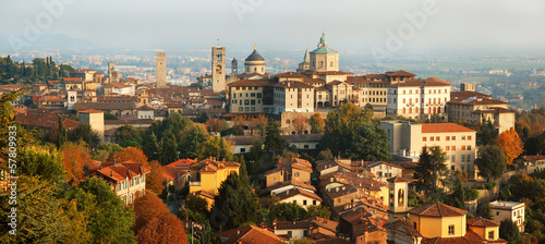 Bergamo, Fara e Rocca Фотошпалери