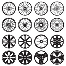 Bicycle Wheel, Vector Format