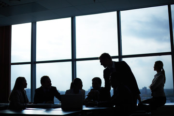 Wall Mural - Meeting in office