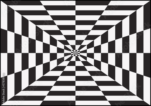 Obraz w ramie Iluzja Optyczna 