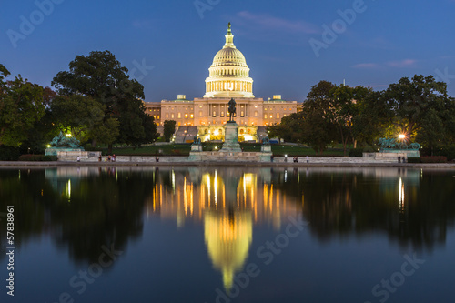Cuadros en Lienzo Edificio capital, Washington DC, EE.UU.