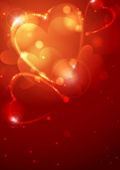 Wall Mural - Valentine's Day or Wedding Background.