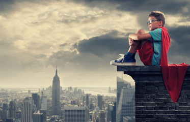 Fototapete - Little Superhero