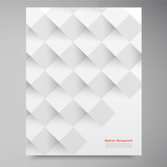 Wall Mural - vector white squares. abstract backround