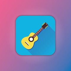 Poster - Vector Acoustic Guitar Icon