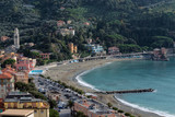Fototapeta Na drzwi - Panorama of Levanto (Liguria, Italy)