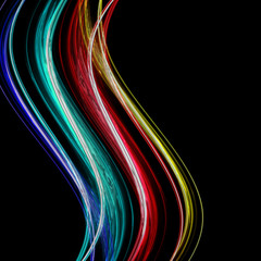 Poster - Abstract elegant wave background design with space for your text