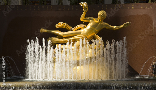 Cuadros en Lienzo Prometheus Statue at Rockefeller Center
