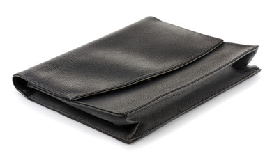 Wall Mural - Leather black documents pouch