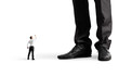 © ArtFamily - man showing fist to his big boss