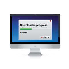 Poster - Loading bar on compuer screen