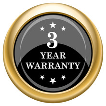 3 Year Warranty Icon