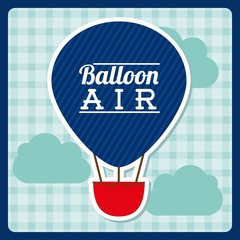 Wall Mural - balloon air  design