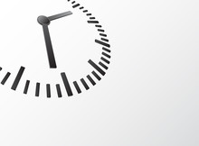 Abstract Background With Clock