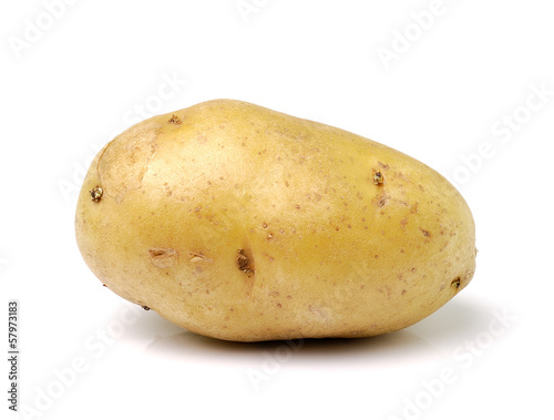 Cuadros en Lienzo potato isolated on white background