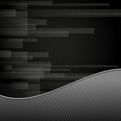 Wall Mural - Abstract Black Rectangle Shapes Background.