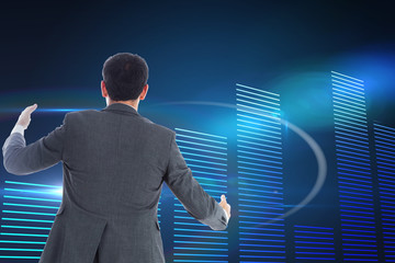 Poster - Composite image of businessman catching