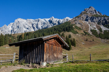 Canvas Print - Alpine landscape