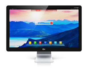 Poster - Modern computer monitor