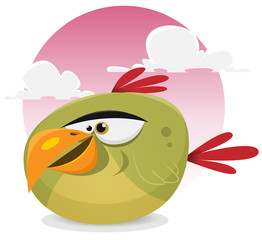 Fototapete - Toon Exotic Bird