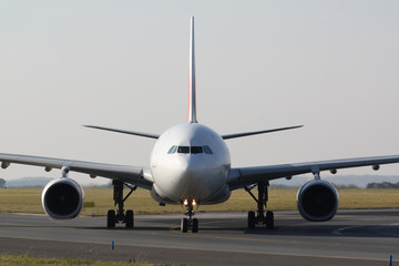 Wall Mural - Eye to eye with plane