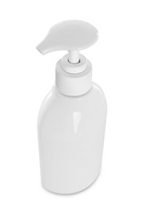 Sticker - Gel, Foam Or Liquid Soap Dispenser Pump Plastic Bottle White on 