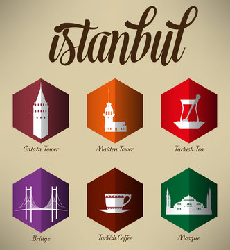 Istanbul Symbols Design Set