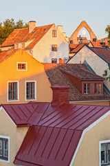 Wall Mural - Rooftops of medieval town Visby