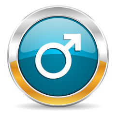 Aufkleber - male icon