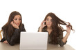 © Poulsons Photography - Two women computer frustration