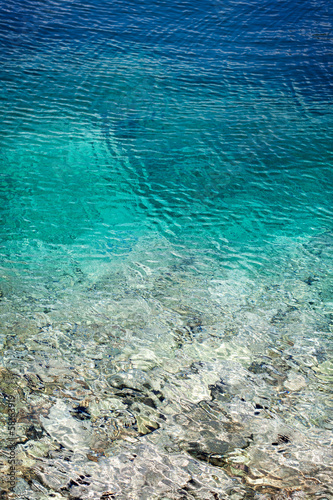 Nowoczesny obraz na płótnie Sea and rock background