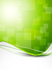 Poster - Abstract green background