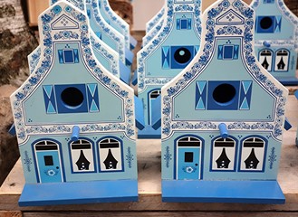 Wall Mural - dutch birdhouse