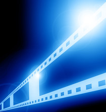 Blue Film Strip