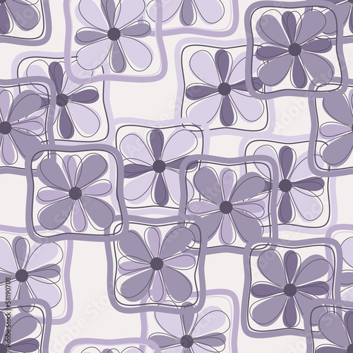 Fototapeta na wymiar seamless lilac flowers